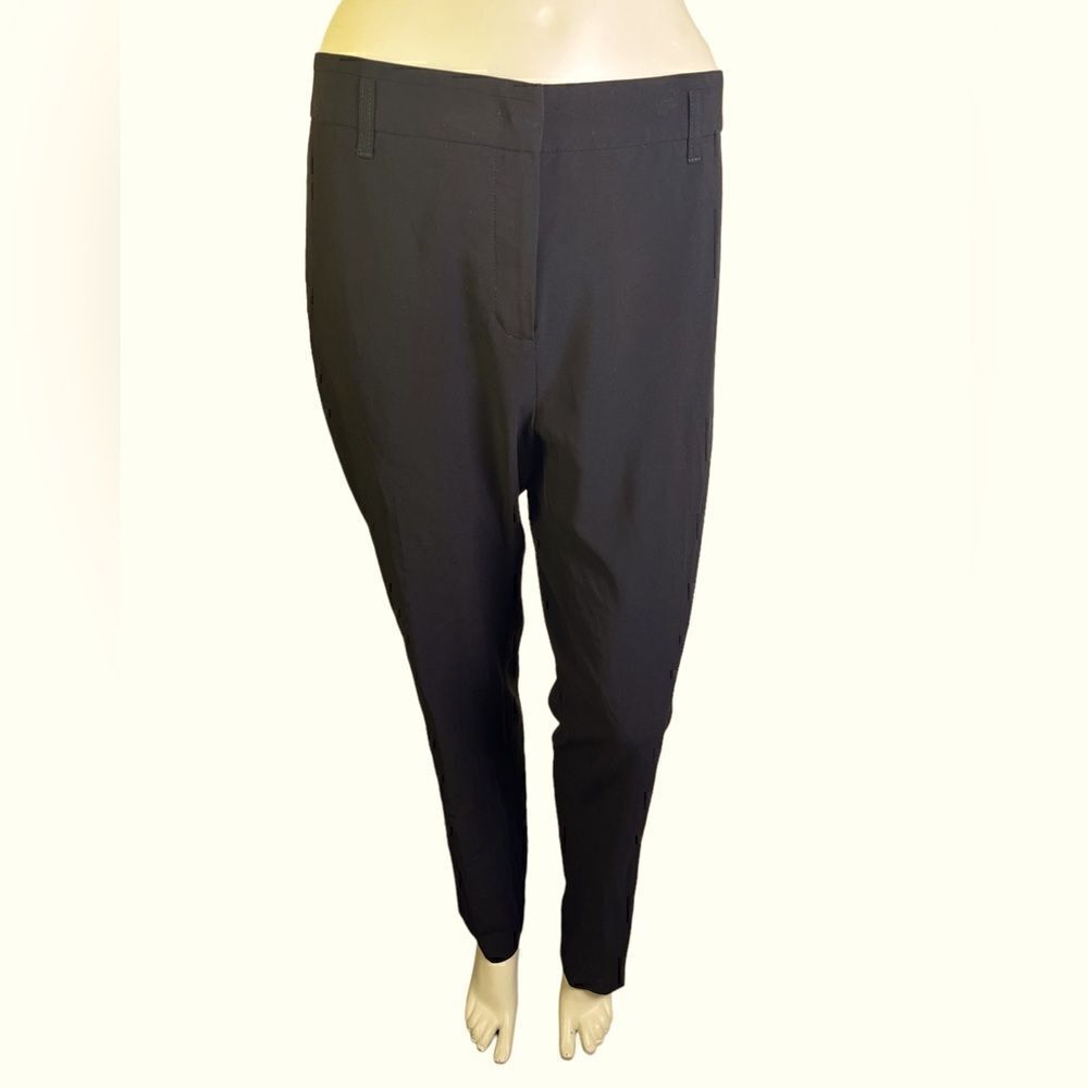 Gerard Darel of Paris Black F/F Dress Pants Great Pre-Owned Condition Sz46/US 10